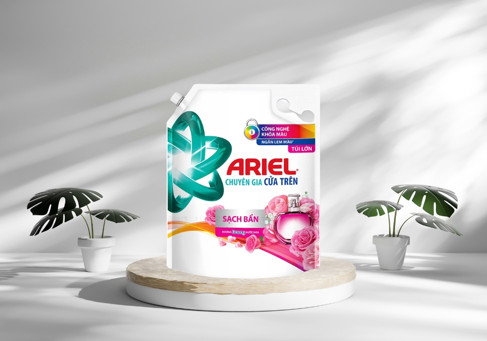 Nước giặt Ariel hương nước hoa sang trọng 