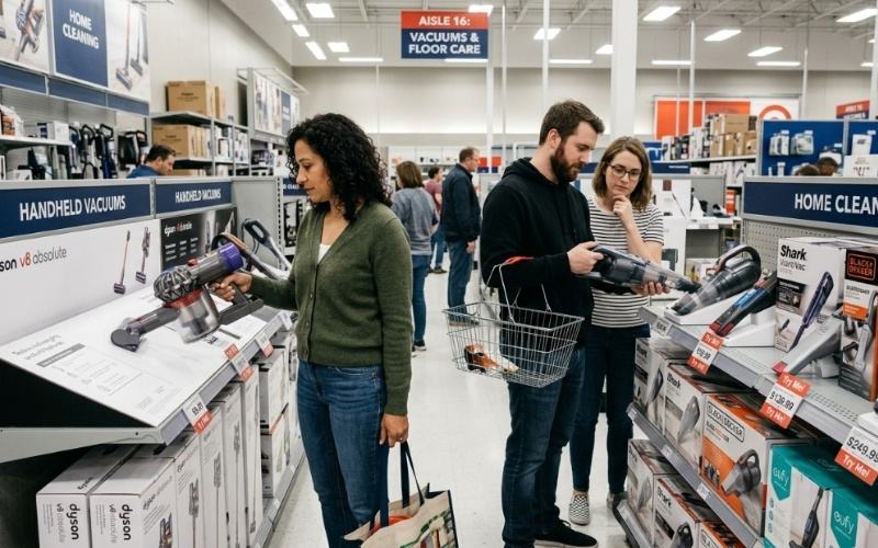 Khi mua máy hút bụi cầm tay chính hãng cần xem kỹ tính năng và công dụng