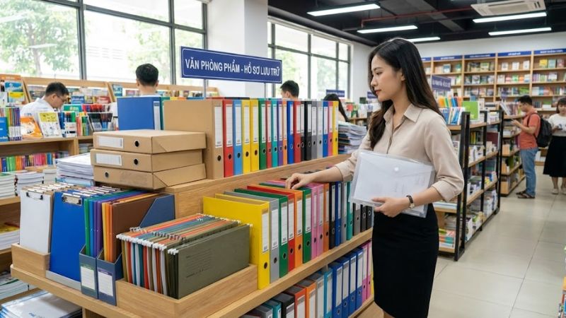 Bìa hộp thường được các nhân viên văn phòng lựa chọn