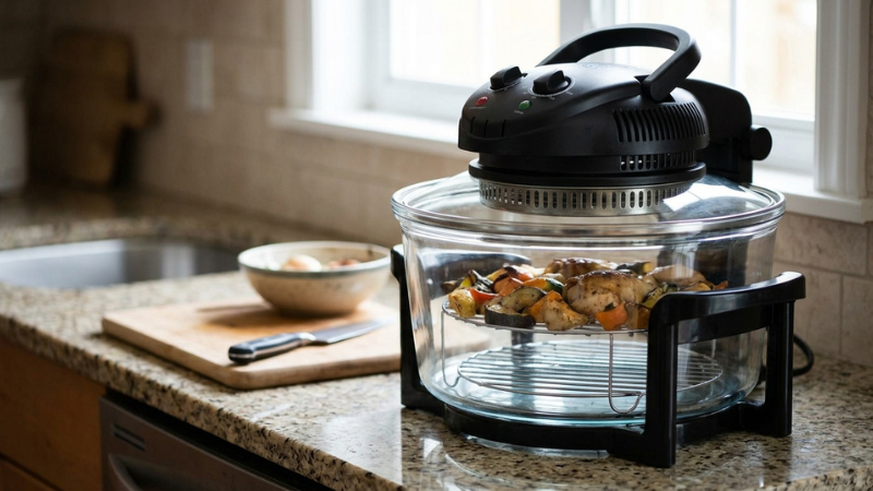 Nướng nhanh, kh&ocirc;ng kh&oacute;i, giữ trọn vị ngon tự nhi&ecirc;n