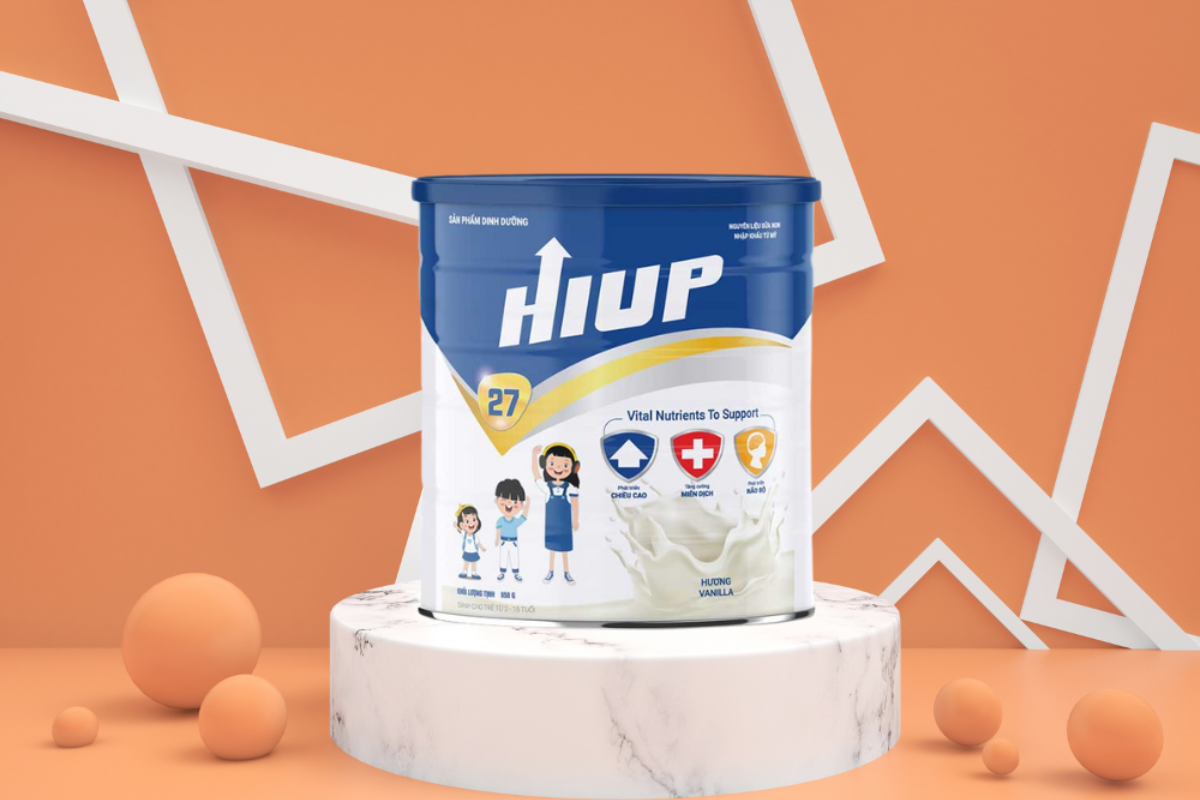 Sữa HIUP được sản xuất trên dây chuyền hiện đại