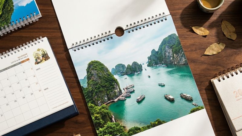 Đa dạng chủng loại từ lịch treo tường truyền thống đến lịch để b&agrave;n hiện đại