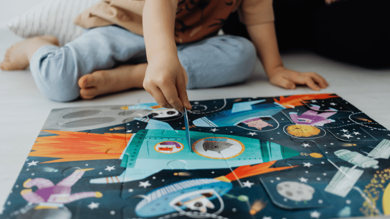 Tranh gh&eacute;p gỗ gi&aacute;o dục gi&uacute;p b&eacute; ph&aacute;t triển tư duy logic