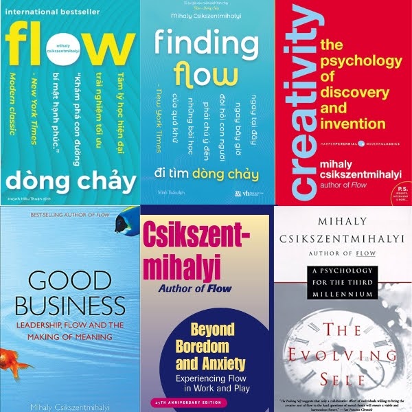 C&aacute;c t&aacute;c phẩm nổi bật của Mihaly Csikszentmihalyi