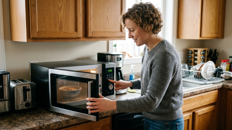 Chỉ cần c&agrave;i đặt, l&ograve; tự nướng, tiết kiệm thời gian v&agrave; c&ocirc;ng sức tối đa