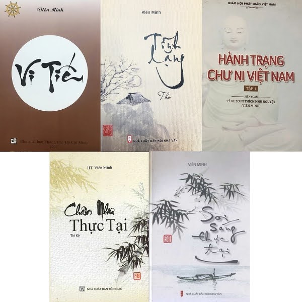 C&aacute;c t&aacute;c phẩm nổi bật của t&aacute;c giả Vi&ecirc;n Minh