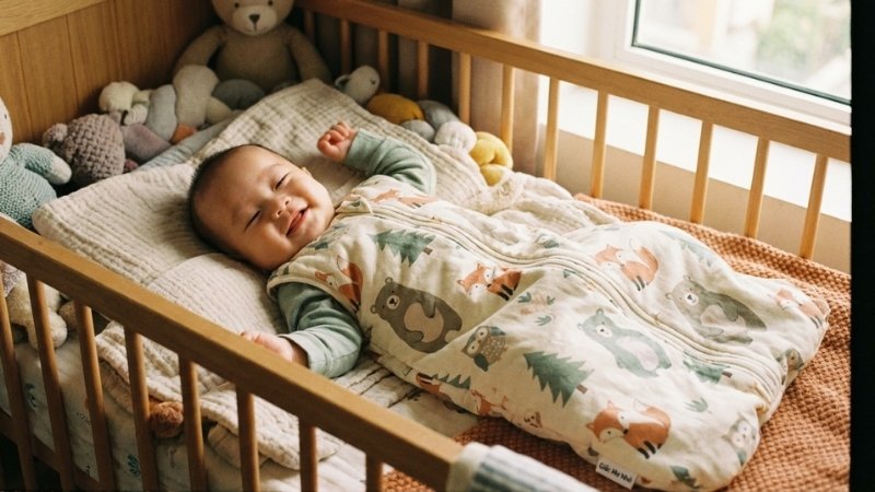 Chọn túi ngủ, chăn cuốn cho bé cần vải an toàn, TOG phù hợp, đúng size và thiết kế tiện lợi