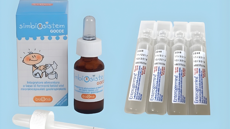 Men vi sinh cho bé giảm táo bón, đầy hơi, khó tiêu