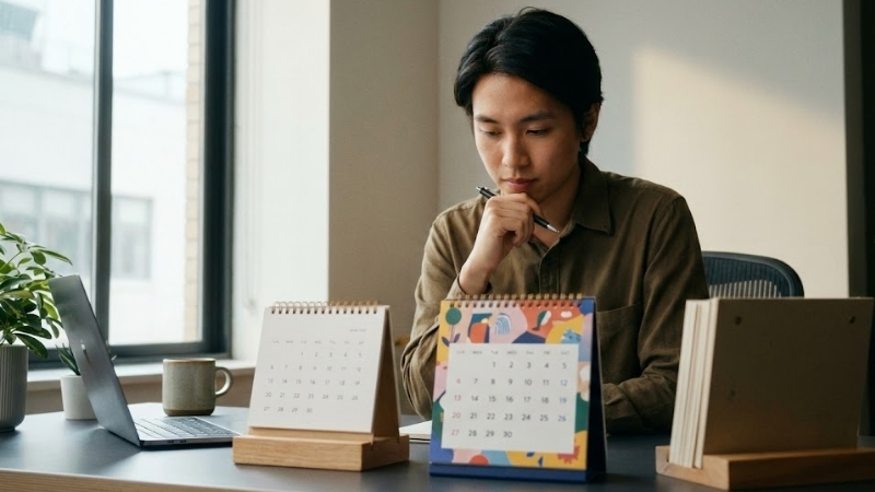 Lựa chọn lịch b&agrave;n ph&ugrave; hợp với mục đ&iacute;ch sử dụng gi&uacute;p tối ưu hiệu quả c&ocirc;ng việc