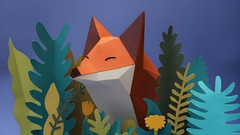 M&ocirc; h&igrave;nh giấy thiết kế sinh động, dễ lắp r&aacute;p