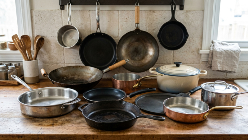 Từ chi&ecirc;n, x&agrave;o đến nướng, mỗi loại chảo đều tối ưu cho từng m&oacute;n ăn ho&agrave;n hảo