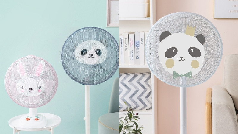 Kết hợp lưới bọc quạt với các dụng cụ bảo vệ khác giúp tạo không gian sống an toàn cho bé