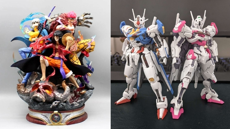 Đồ chơi sưu tầm tại Tiki gồm figure nh&acirc;n vật, statue chi tiết v&agrave; model lắp r&aacute;p Gunpla
