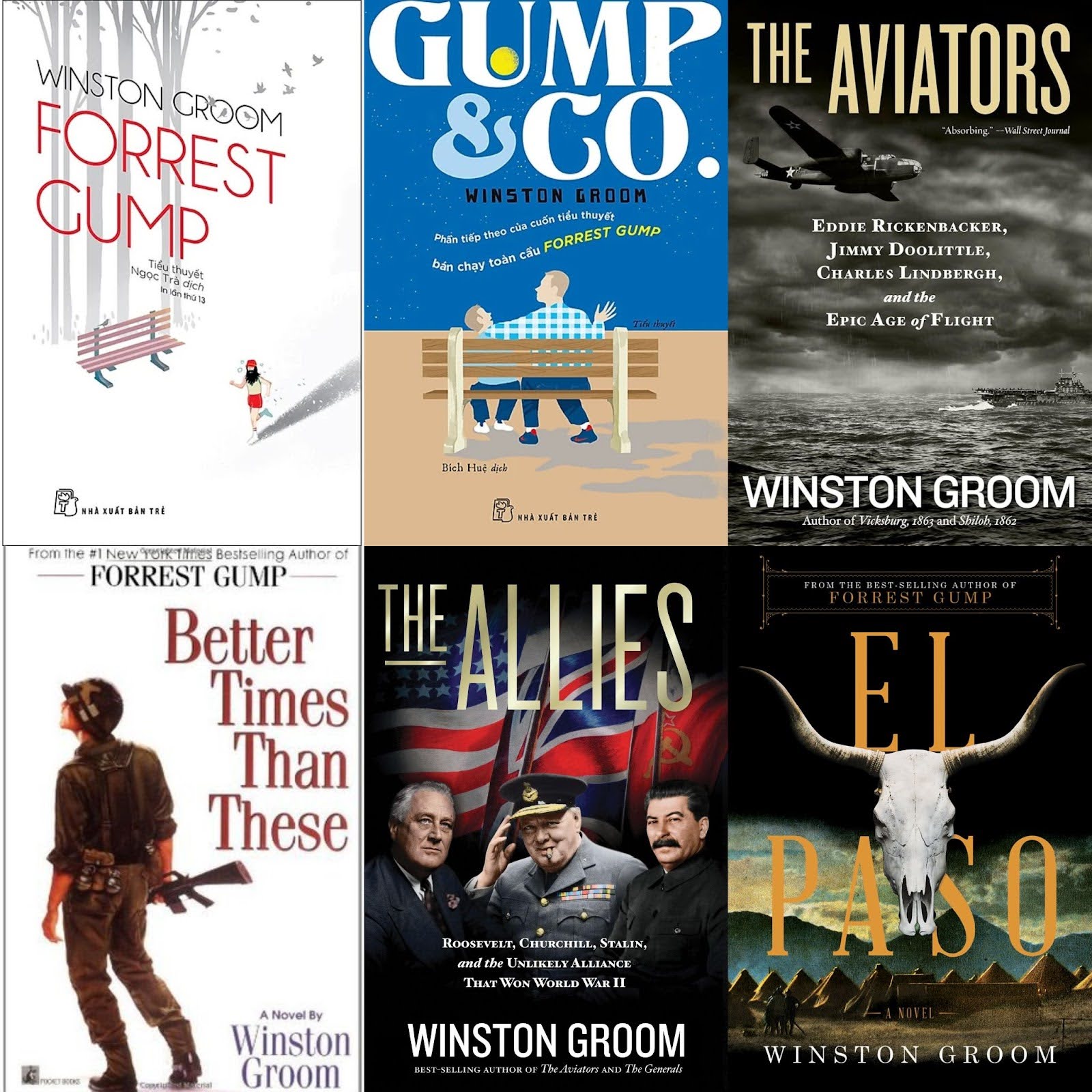 Các tác phẩm nổi bật của Winston Groom