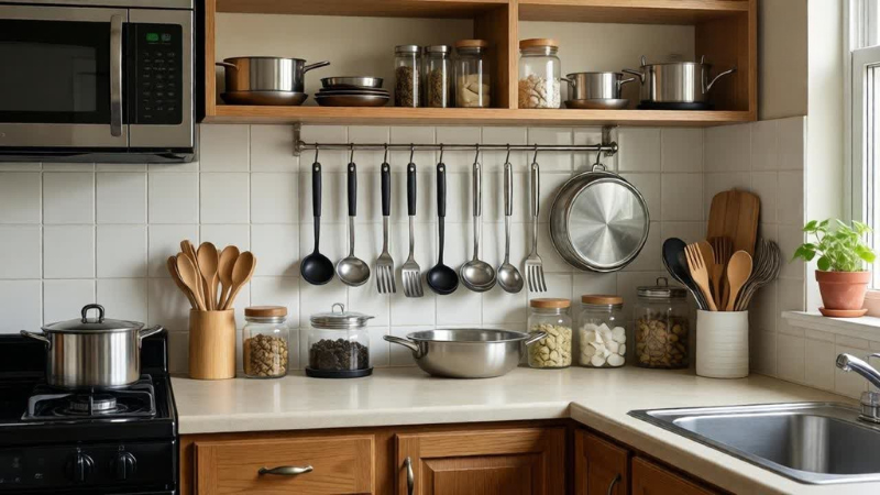 Phụ kiện nh&agrave; bếp hiện đại, tối ưu nấu nướng, giữ gian bếp lu&ocirc;n gọn g&agrave;ng v&agrave; tiện nghi