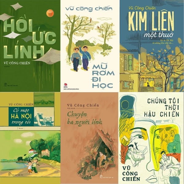 C&aacute;c t&aacute;c phẩm nổi bật của t&aacute;c giả Vũ C&ocirc;ng Chiến