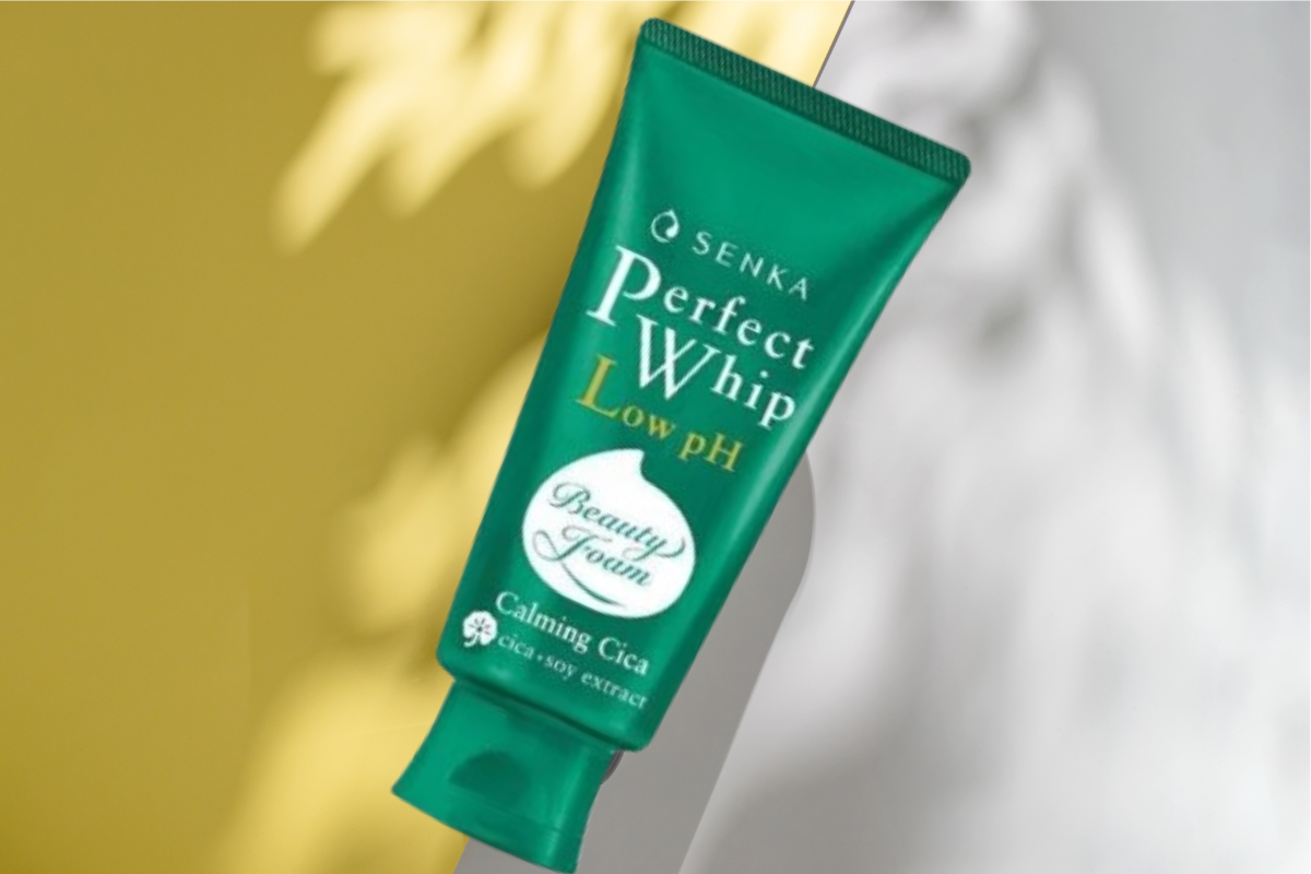 Sữa rửa mặt Senka Perfect Whip Low pH Calming Cica 