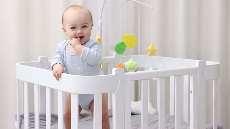 Chọn n&ocirc;i, cũi, v&otilde;ng v&agrave; phụ kiện theo độ tuổi, nhu cầu ngủ, di chuyển v&agrave; vui chơi của b&eacute;