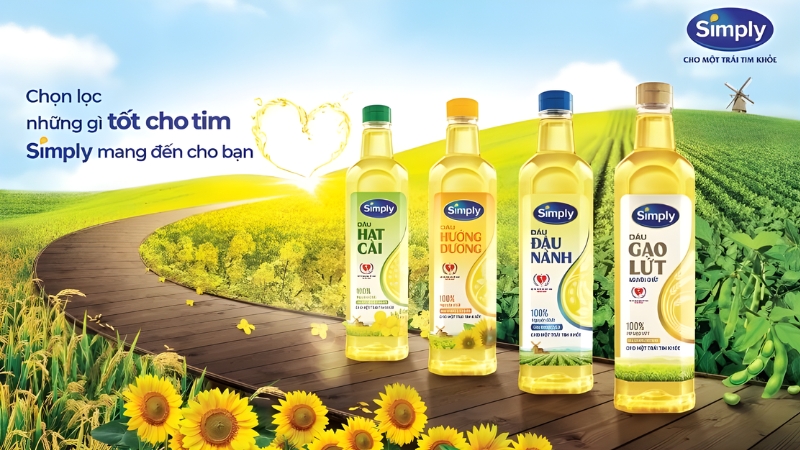Dầu thực vật dễ sử dụng trong mọi gian bếp