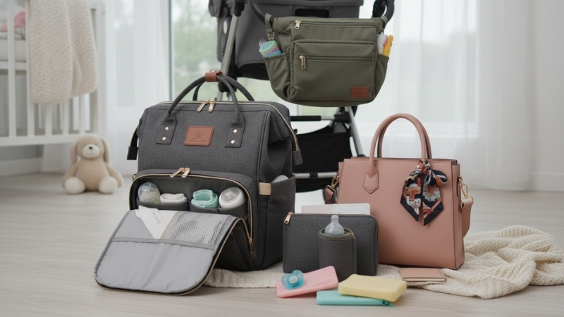 Chọn túi cho mẹ cần nhiều ngăn, nhẹ, chống thấm, quai êm và có ngăn giữ nhiệt