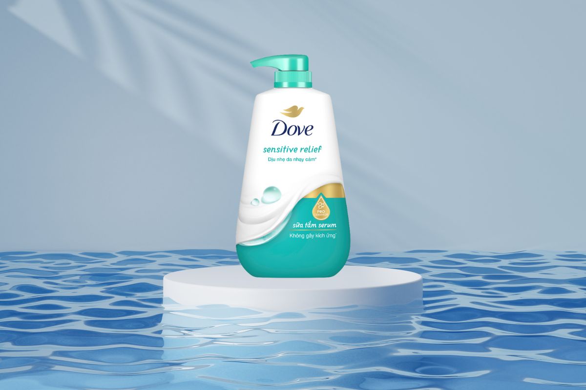 Sữa tắm Dove Sensitive Relief