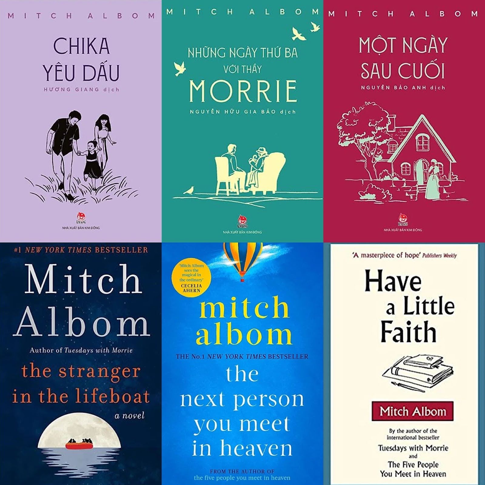 C&aacute;c t&aacute;c phẩm của Mitch Albom