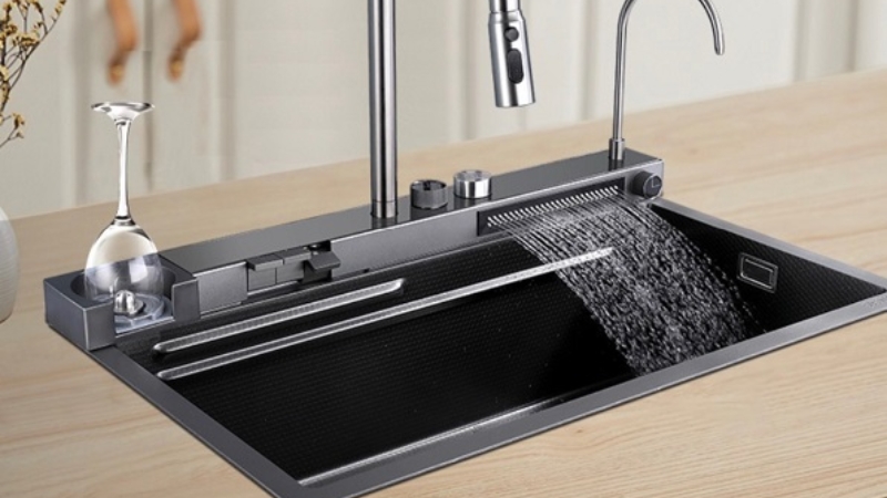 Chậu, bồn rửa ch&eacute;n b&aacute;t inox dễ vệ sinh, giữ bề mặt lu&ocirc;n s&aacute;ng b&oacute;ng