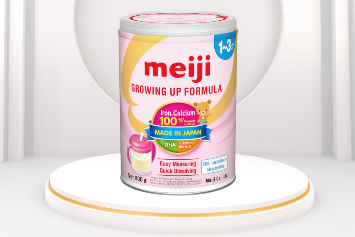 Meiji là thương hiệu sữa hàng đầu Nhật Bản