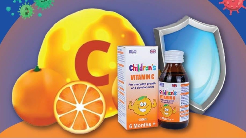 Vitamin C cho bé giúp cơ thể hấp thu sắt tốt hơn
