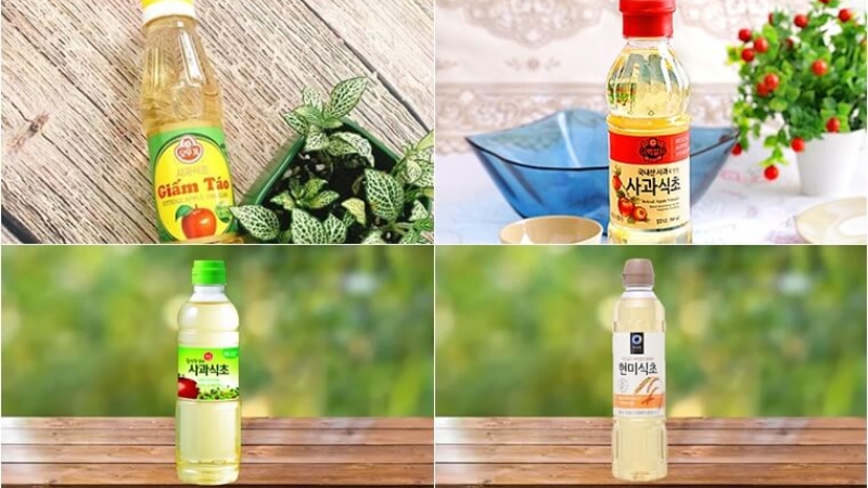Giấm dùng trong làm salad và nước chấm