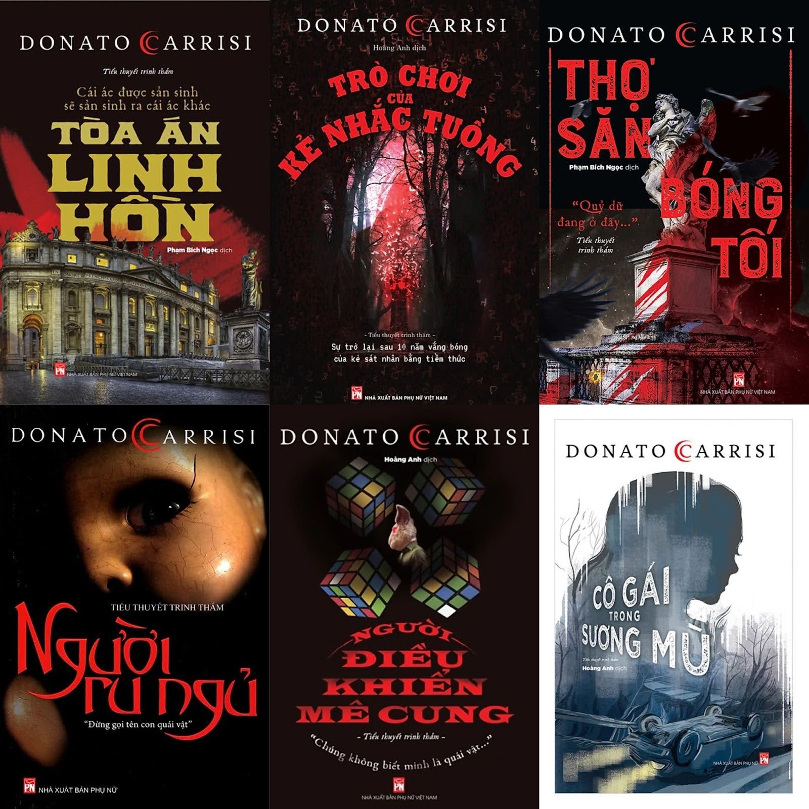 Các tác phẩm nổi bật của Donato Carrisi 