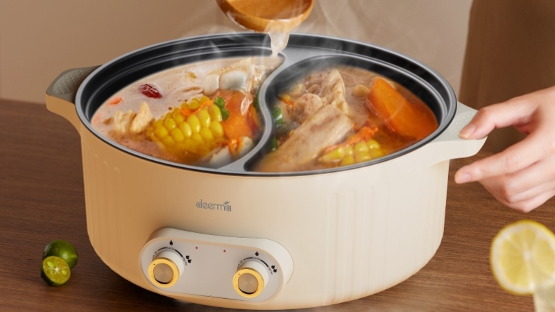 Nồi Lẩu ph&ugrave; hợp cho những bữa ăn sum họp gia đ&igrave;nh v&agrave; bạn b&egrave;