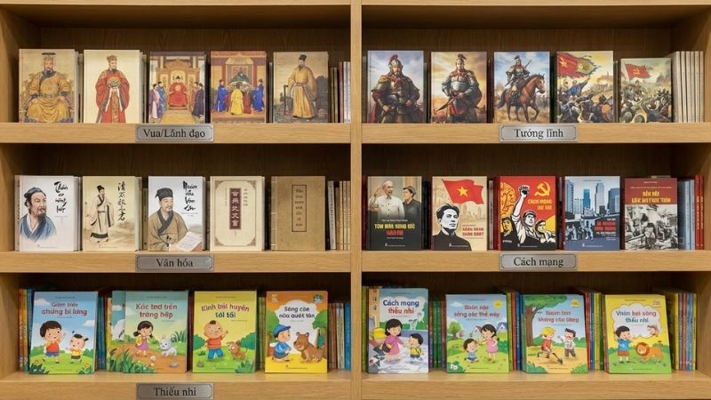 Sách Danh nhân Việt Nam tại Tiki đa dạng như vua chúa, tướng lĩnh, văn hóa, cách mạng