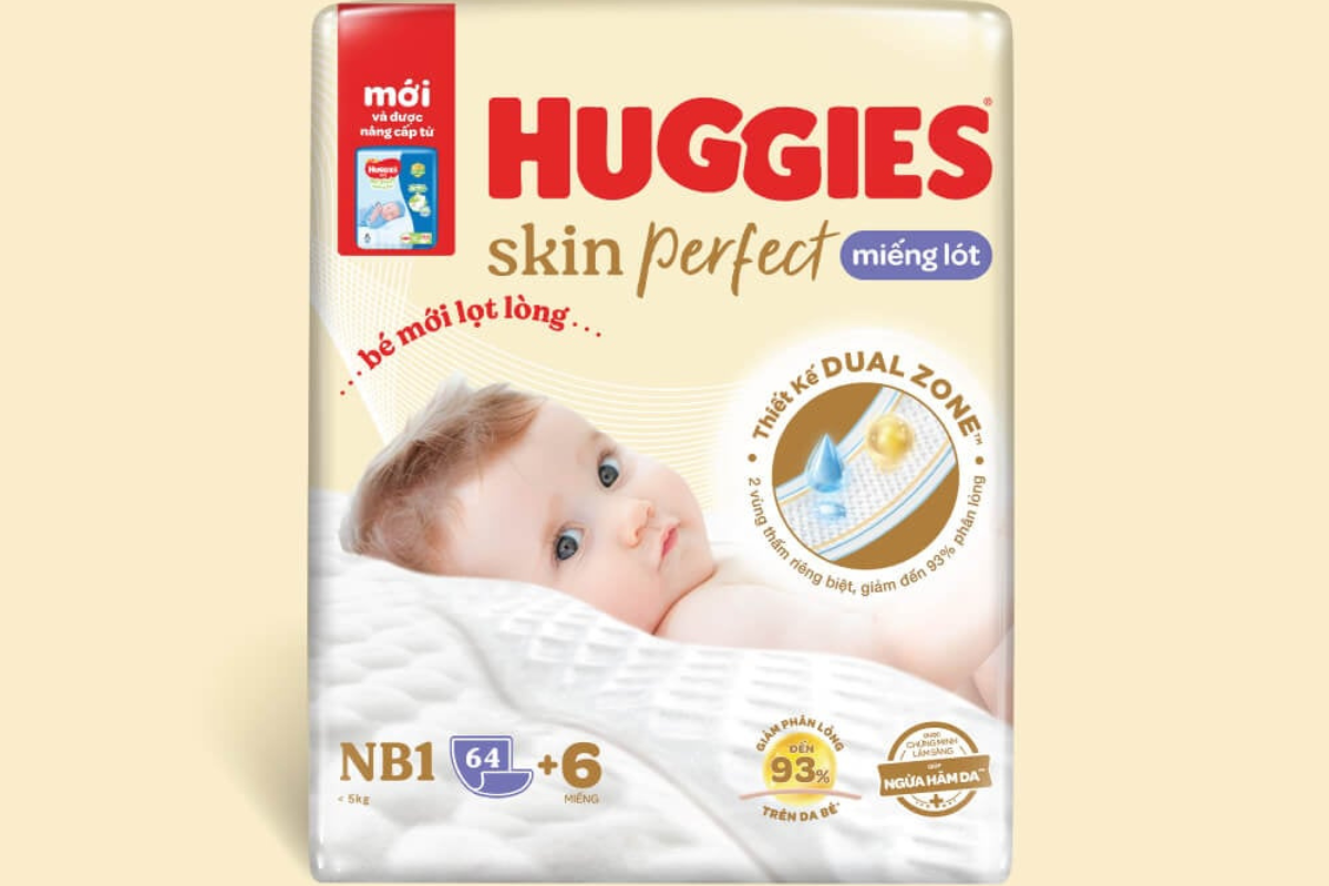 Những điểm nổi bật của miếng l&oacute;t Huggies