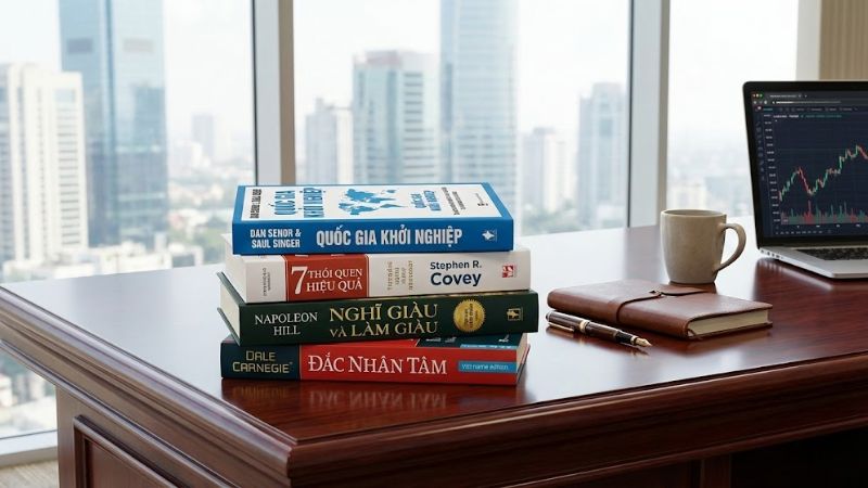 Những đầu s&aacute;ch/series b&agrave;i học kinh doanh được y&ecirc;u th&iacute;ch