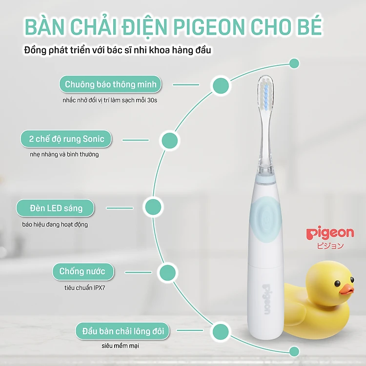 bàn chải đánh răng cho bé