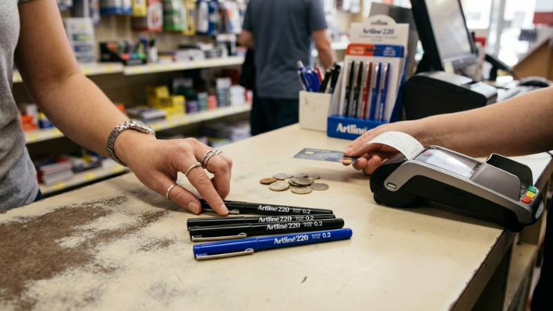 Chọn đ&uacute;ng size ng&ograve;i, loại mực v&agrave; thương hiệu uy t&iacute;n