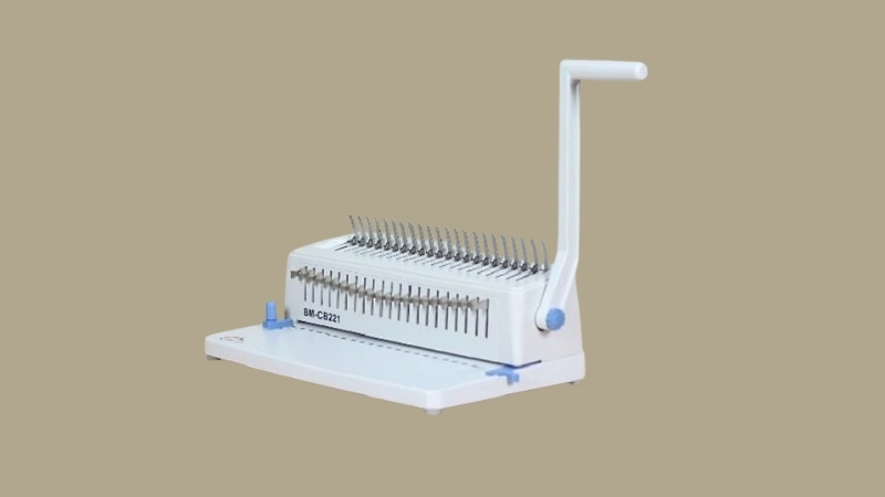 M&aacute;y đ&oacute;ng s&aacute;ch Silicon BM-CB221 (Đục lỗ 15 tờ/ lần)