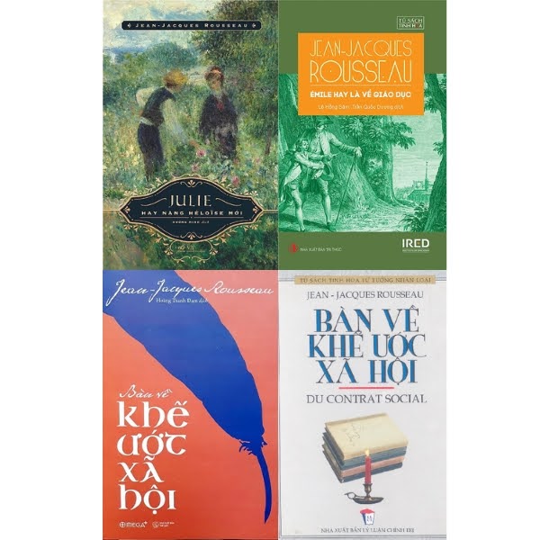 Các tác phẩm nổi bật tác giả Jean-Jacques Rousseau