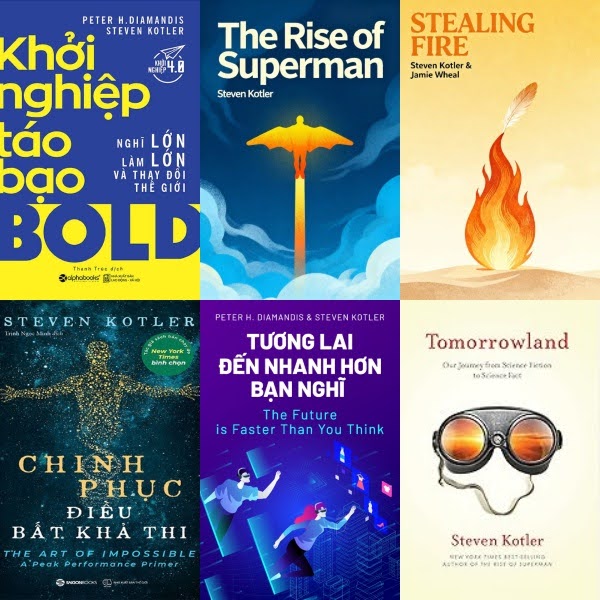 Các tác phẩm nổi bật của Steven Kotler