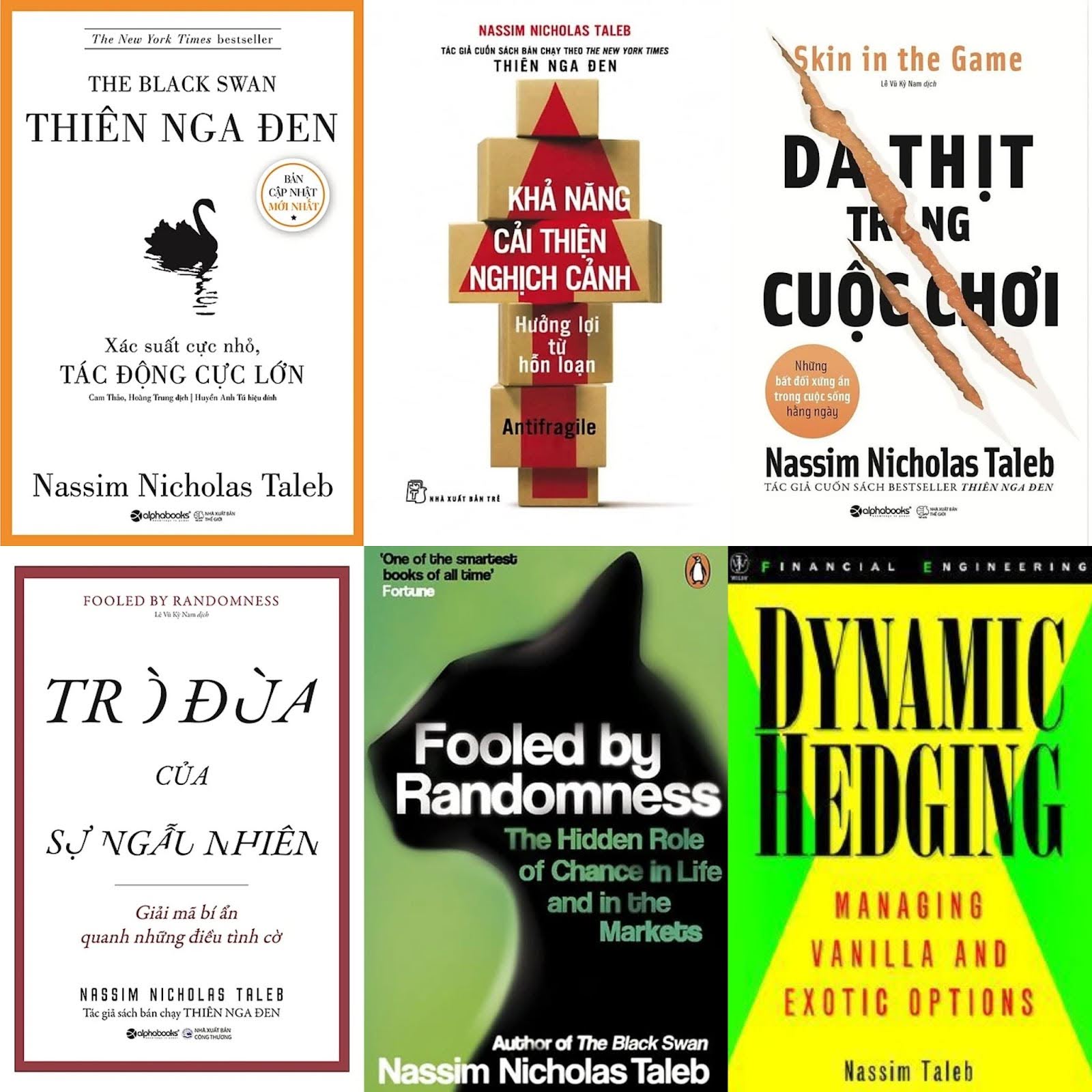 Các tác phẩm nổi bật của Nassim Nicholas Taleb