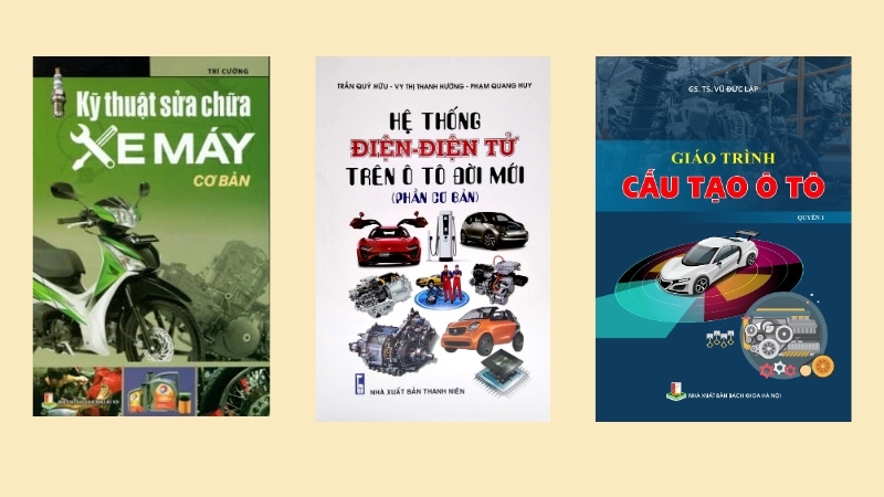 T&aacute;c giả uy t&iacute;n, s&aacute;ch &ocirc; t&ocirc; - xe m&aacute;y chọn lọc gi&uacute;p học chắc l&yacute; thuyết, giỏi sửa chữa