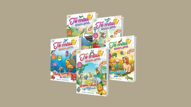 Combo T&ocirc; m&agrave;u Kh&aacute;m Ph&aacute; được b&aacute;n ch&iacute;nh h&atilde;ng tại Tiki