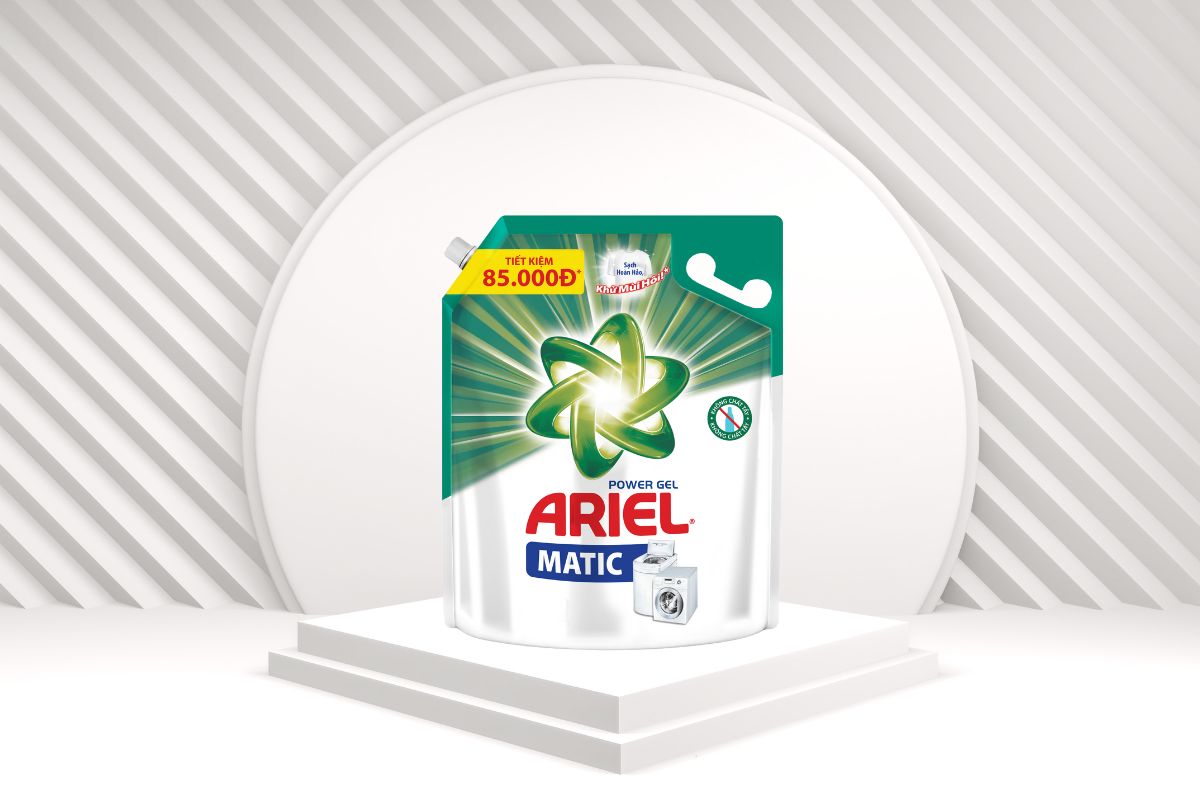 Nước giặt xả Ariel