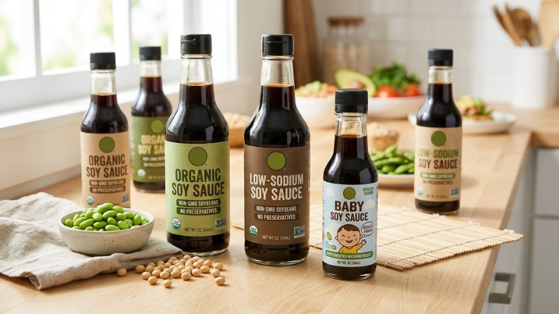 Nước tương hữu cơ ph&ugrave; hợp cho trẻ nhỏ v&agrave; người ăn ki&ecirc;ng