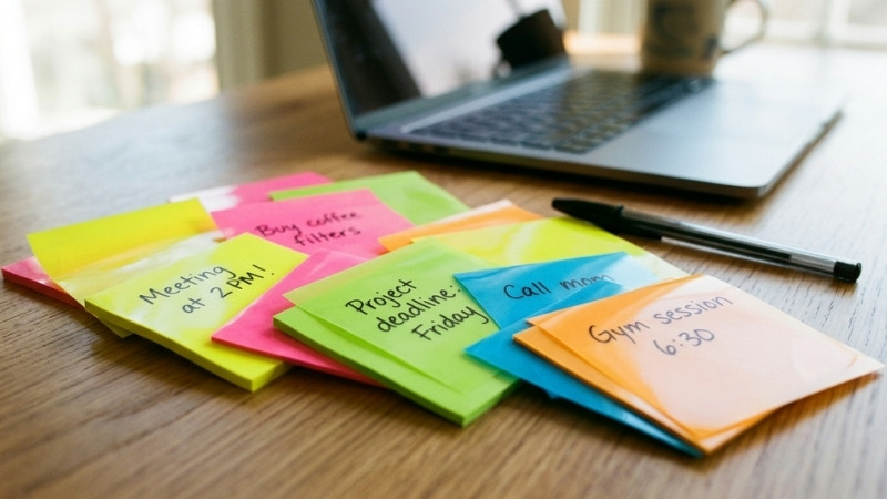 Giấy notes nhựa bền bỉ, chống nước, keo d&aacute;n chắc chắn v&agrave; m&agrave;u sắc nổi bật gi&uacute;p tăng hiệu suất