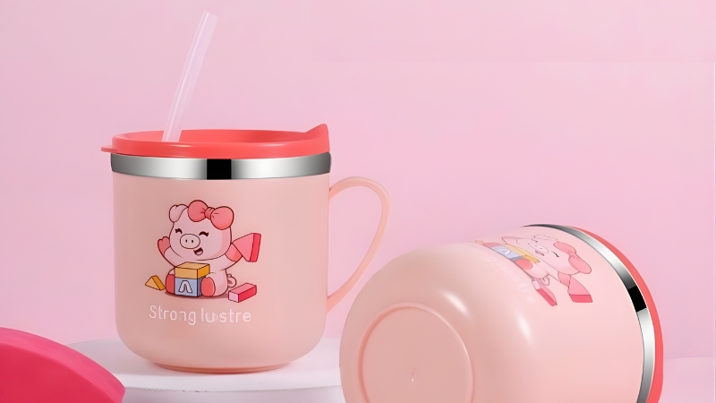 Ly uống nước thiết kế đ&aacute;ng y&ecirc;u, ph&ugrave; hợp cho b&eacute; mỗi ng&agrave;y