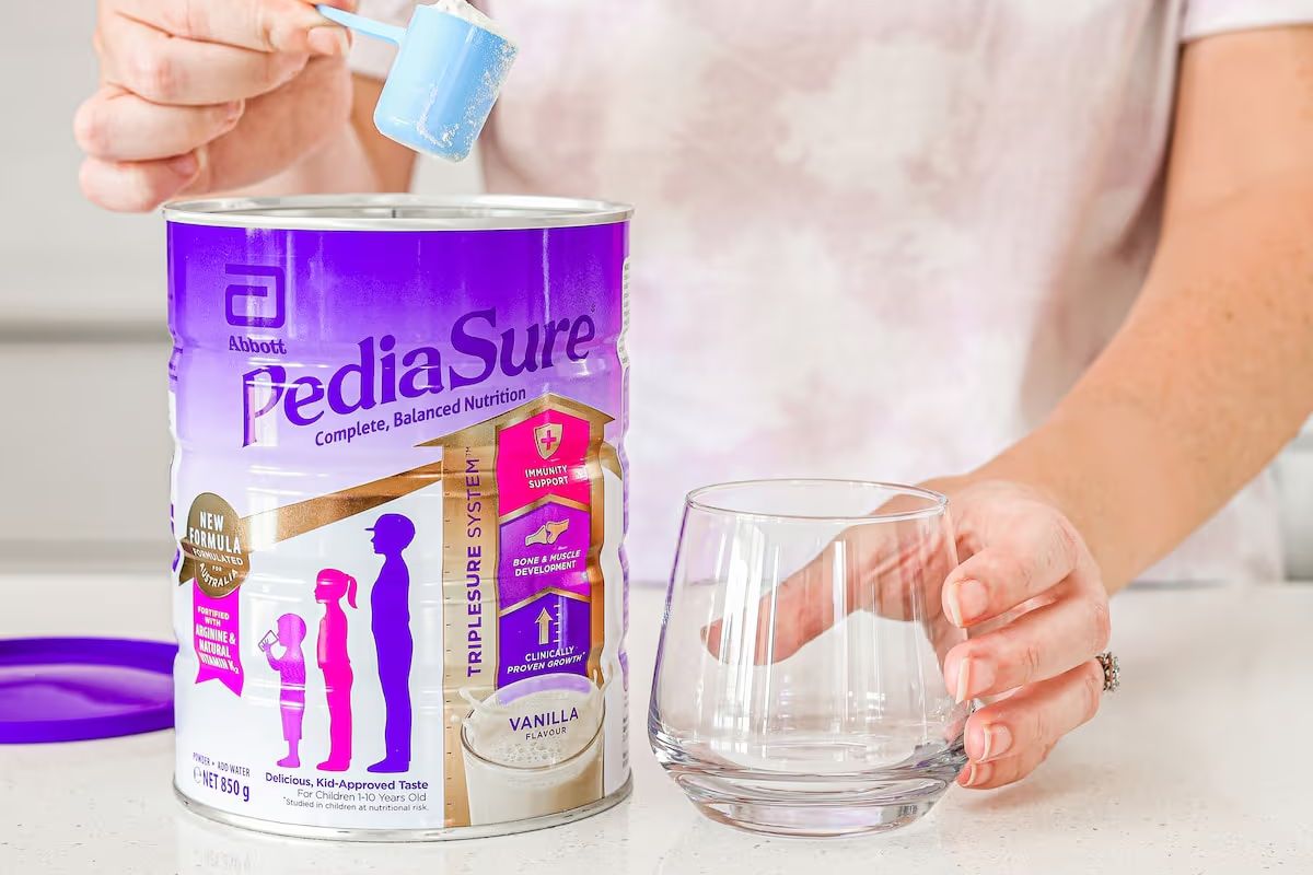 Hướng dẫn pha sữa Pediasure đúng cách