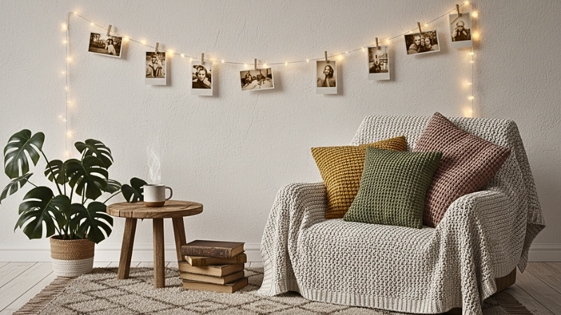 Biến những bức tường trống trải th&agrave;nh kh&ocirc;ng gian lưu giữ k&yacute; ức