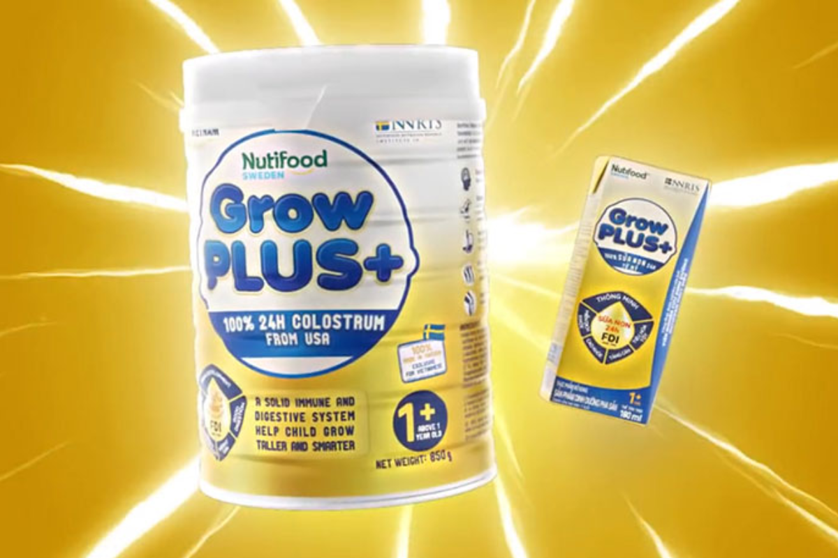 Sữa bột Nutifood GrowPLUS+ Sữa Non